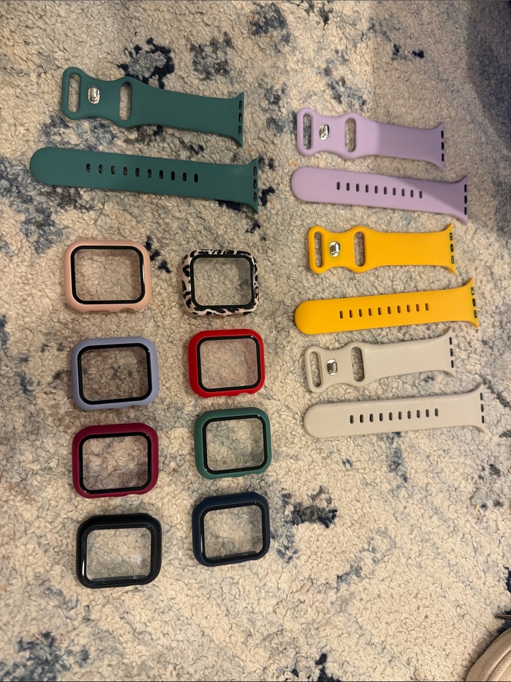 Silicone Watch Bands and Protective Bumpers - Multiple Colors